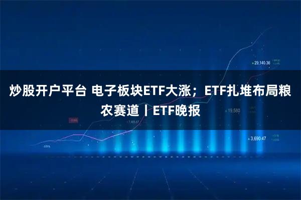 炒股开户平台 电子板块ETF大涨；ETF扎堆布局粮农赛道丨ETF晚报